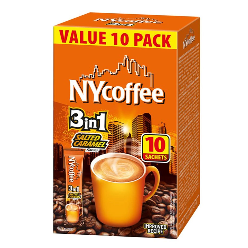 NYCoffee 3-In-1 Coffee Salted Caramel 10s